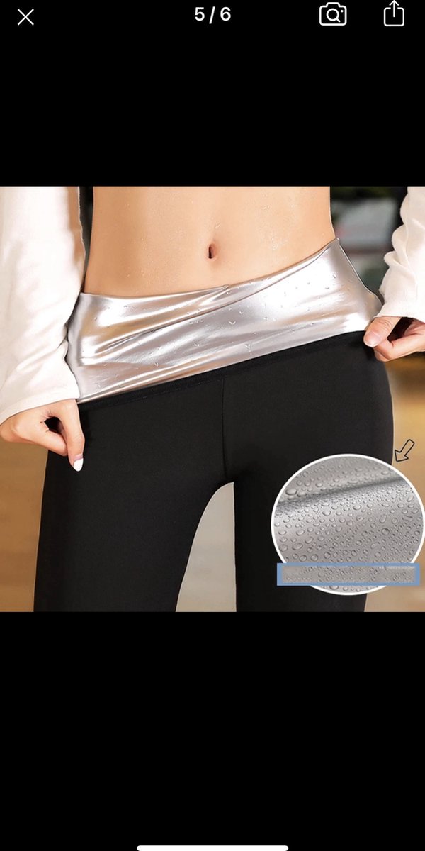 Femmes Thermo Body Shaper Minceur Pantalon Argent Revêtement Perte De Poids  Taille... | bol.com