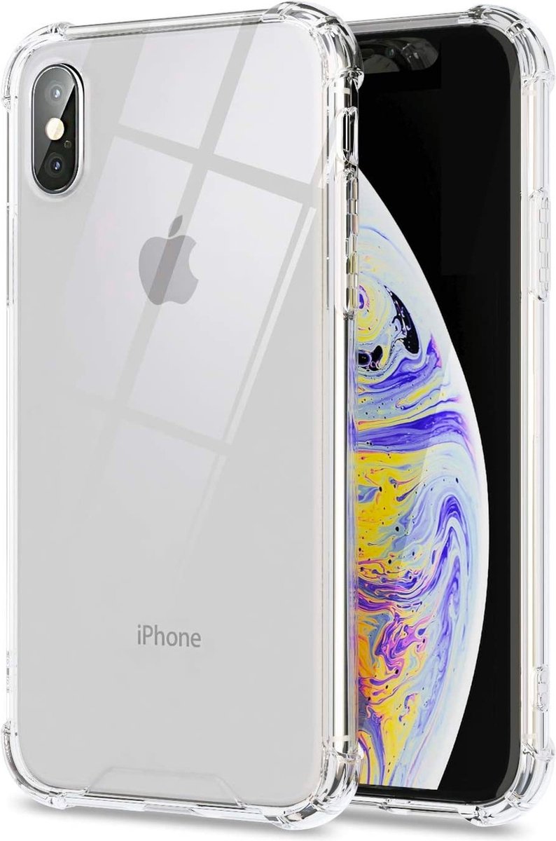 iPhone XS Max hoesje shock proof case transparant apple hoesjes back cover hoes