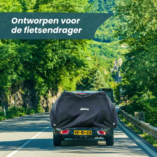 Vebics® Fietshoes voor 2 Fietsen Fietsendrager - Waterdicht - Elektrische fiets - Fietsbeschermhoes van Vebics — afbeelding 5