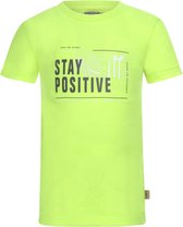 DJ Dutchjeans - T-shirt - Neon - Yellow - Stay - Positive