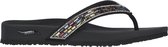 Skechers Arch Fit Meditation Glam Gal Dames Slippers - Zwart/ Multicolore - Taille 41