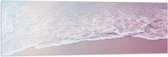 Vlag - Regenboog Gloed over Zee - 120x40 cm Foto op Polyester Vlag