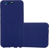 Cadorabo Hoesje geschikt voor Honor 9 in FROST DONKER BLAUW - Beschermhoes gemaakt van flexibel TPU silicone Case Cover