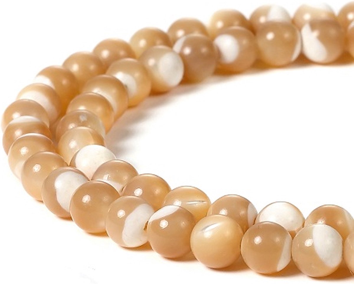 Parelmoer kralen - Rechtstreeks van de slijperij - Ilona's Silver & Gemstones