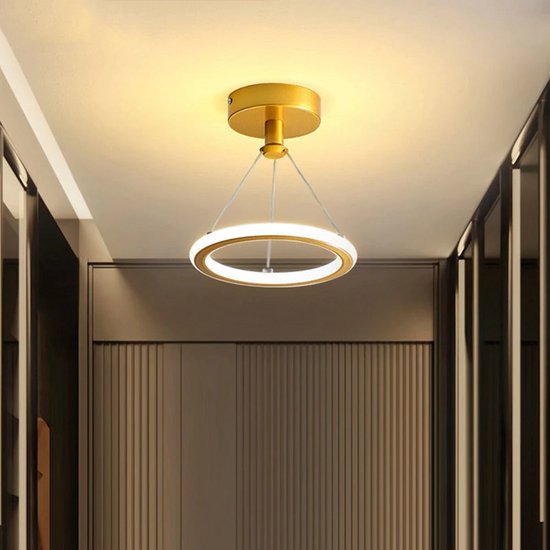 UnicLamps LED - Gangpad Lamp - Goud - Hanglamp Gang - Moderne Lamp kopen?  Vergelijk nu bij Mangroove.nl