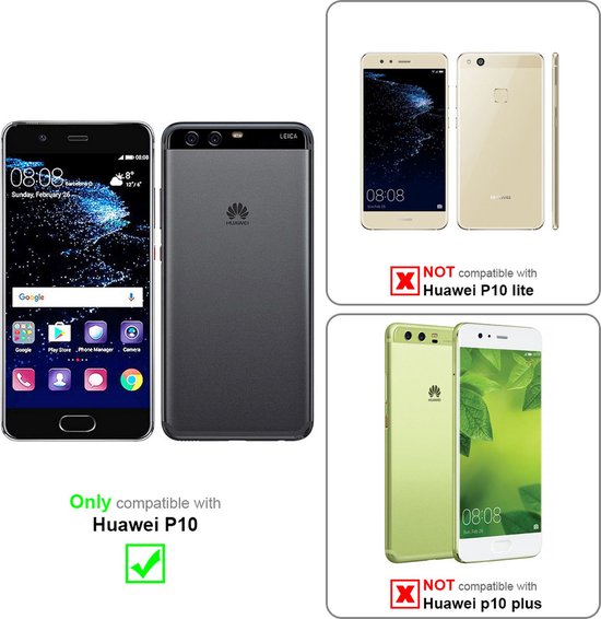 Coque Cadorabo pour Huawei P10 en ROUGE POMME - Coque de protection avec fermeture magnétique