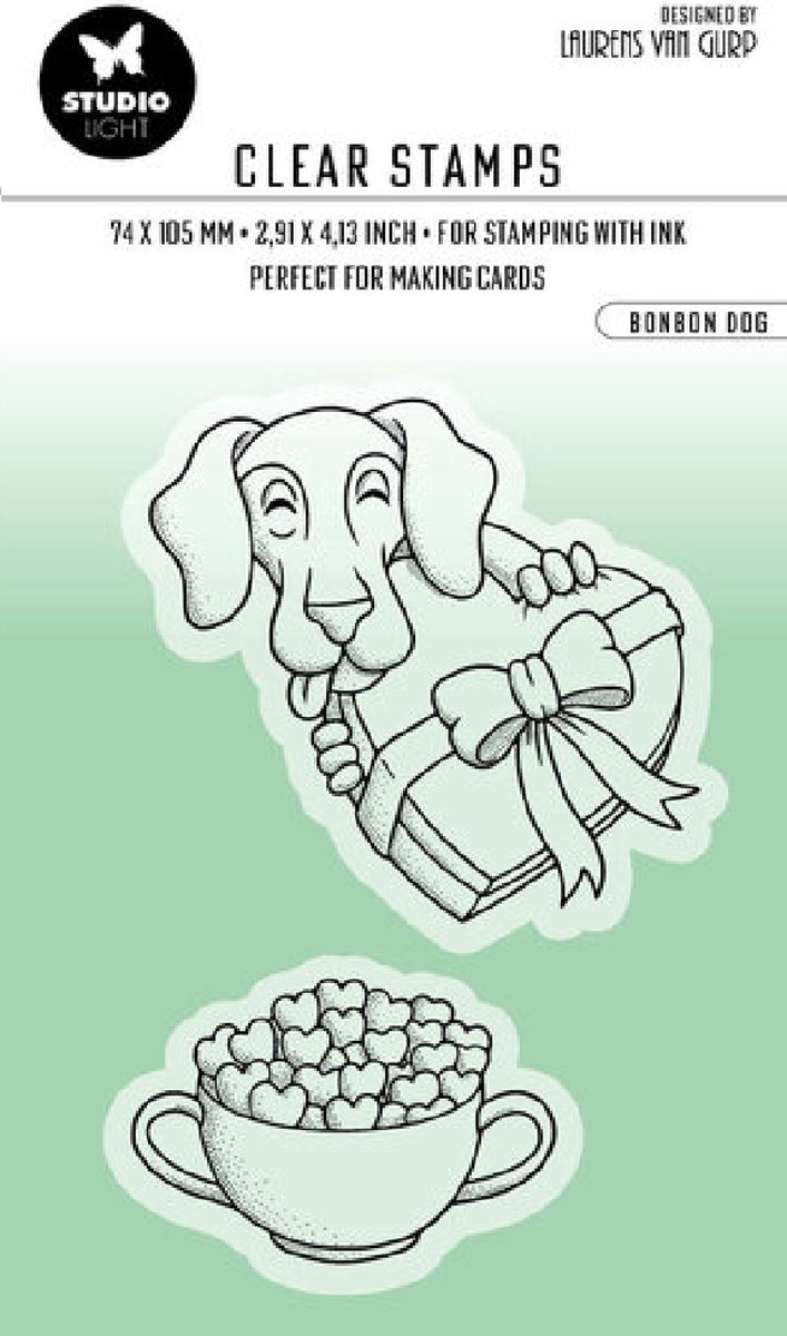 Clear stamps Bonbon dog - by Laurens nr. 354
