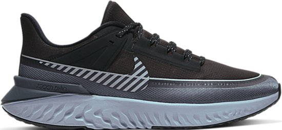 Nike Legend React 2 Shield 'Reflective Silver' - Baskets pour femmes - Chaussures de sport - Homme - Taille 45 - Zwart/ Grijs