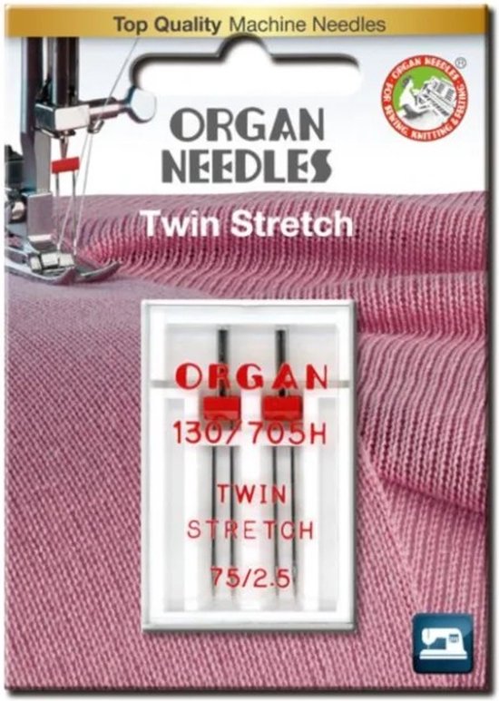Yicbor Ago Doppio Stretch 75/2.5 Mm Per Macchina Da Cucire Domestica, Organ