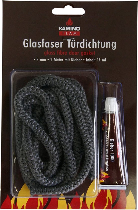 Corde D'Étanchéité Pour Four 550°C - Joint Plat, Céramique, Gris, Réparation