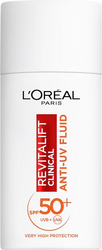 L’Oréal Paris Revitalift Clinical Anti-UV Fluid SPF 50 met Vitamine C*