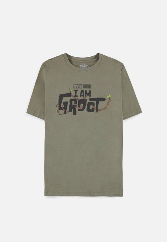 Marvel Guardians Of The Galaxy Heren Tshirt I Am Groot Groen