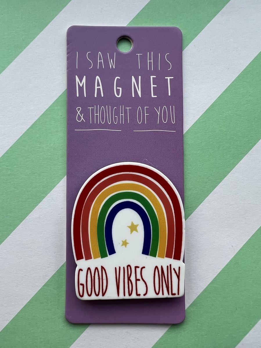 Koelkast magneet - Magnet - Good vibes only - MA97