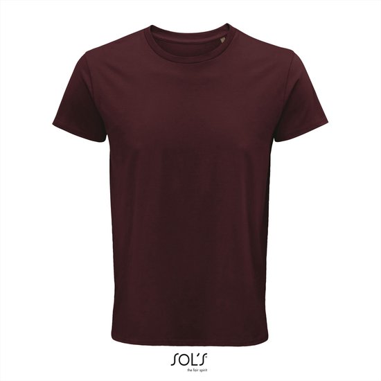 SOL'S - Crusader T-shirt - Bordeauxrood - 100% Biologisch katoen - XL