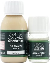 Rubio Monocoat Oil Plus 2C - Ecologische Houtolie in 1 Laag voor Binnenshuis - Natural, 130 ml