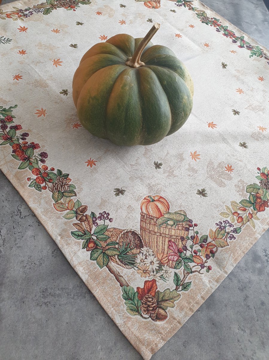 Tafelkleed Gobelinstof Pumpkin 100*100cm