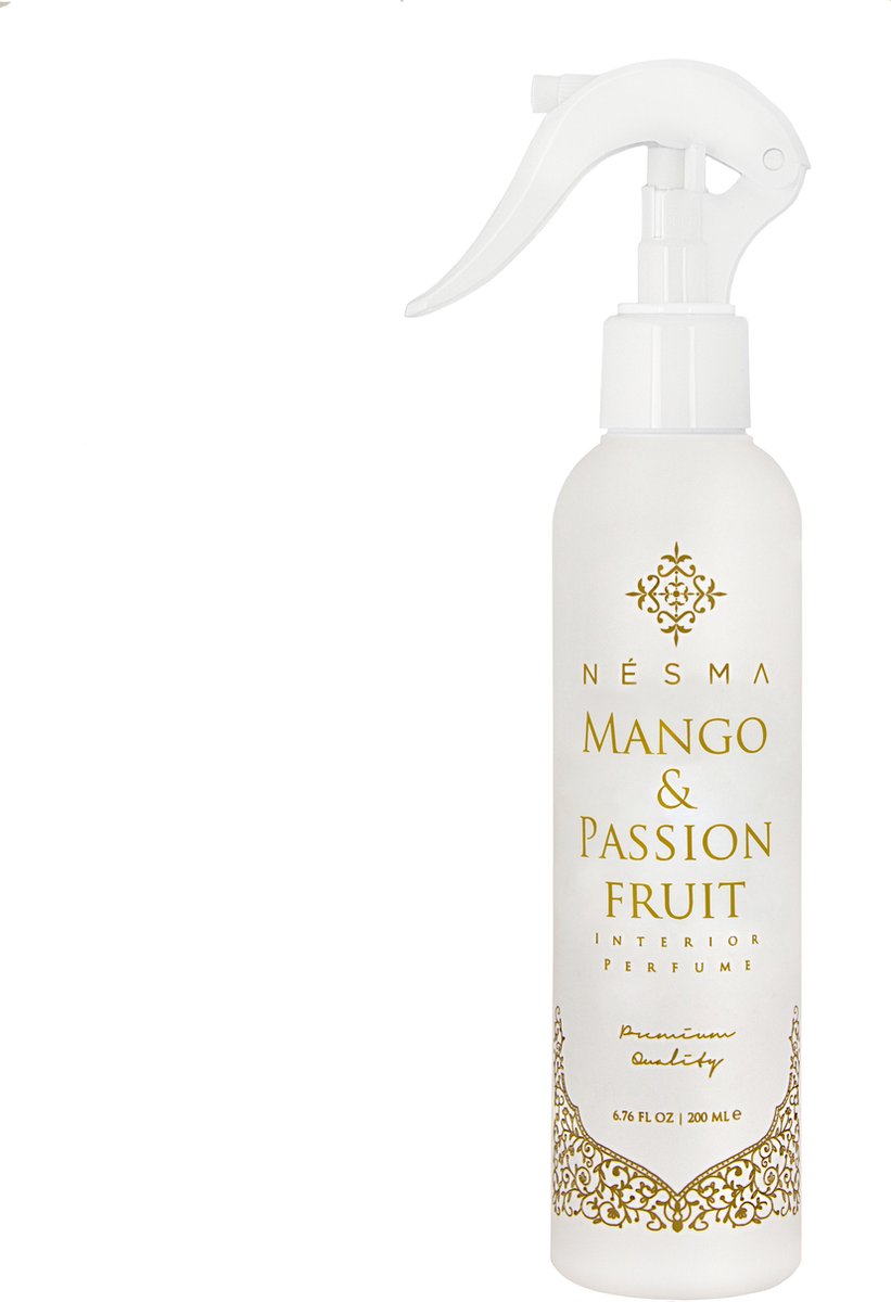 Nèsma Fragrances - Mango & Passionfruit - Huisparfum - Interieurspray - Roomspray - 200 ml