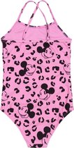 Disney Mickey Mouse - Maillot de bain rose pour fille, imprimé léopard / 134