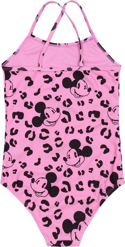 Disney Mickey Mouse - Roze meisjesbadpak, Luipaardprint / 134