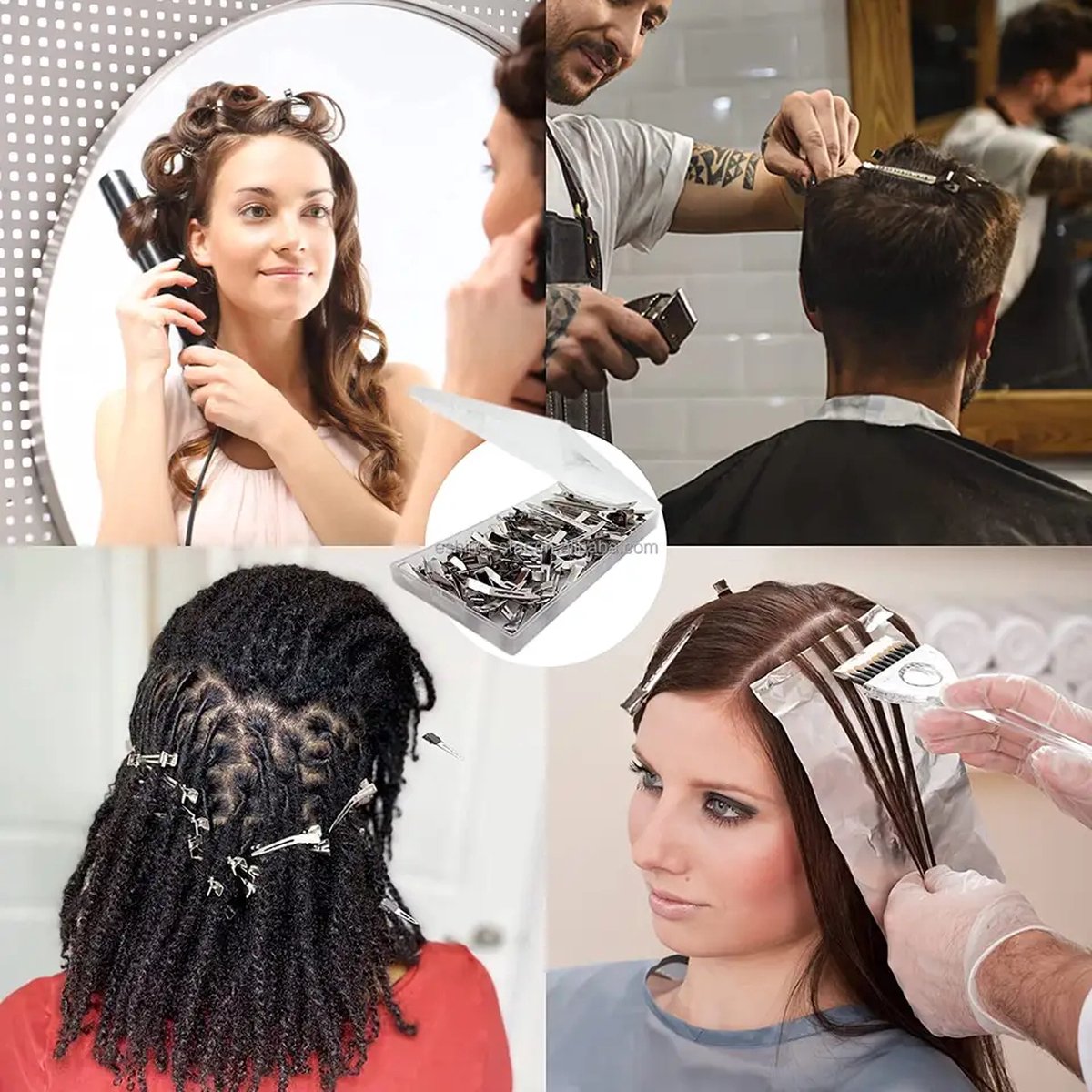 Framar Gator Grips Haarclips Roze 4 st - morgen in huis