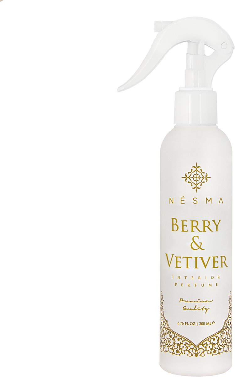 Nèsma Fragrances - Berry & Vetiver - Huisparfum - Interieurspray - Roomspray - 200 ml