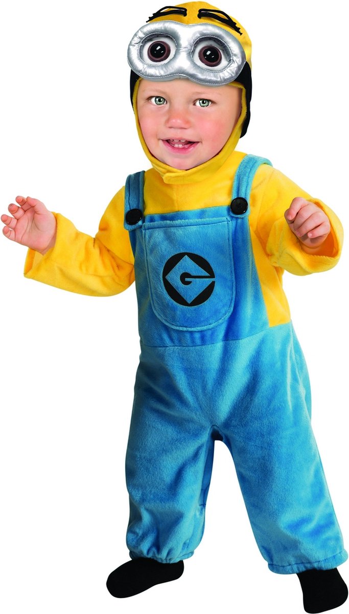 RUBIES ALL - Minion Dave kostuum voor baby's - 74/80 (6-12 maanden) - Kinderkostuums