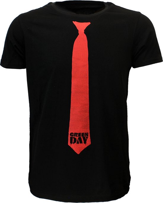 Green Day Stropdas T-Shirt - Officiële Merchandise