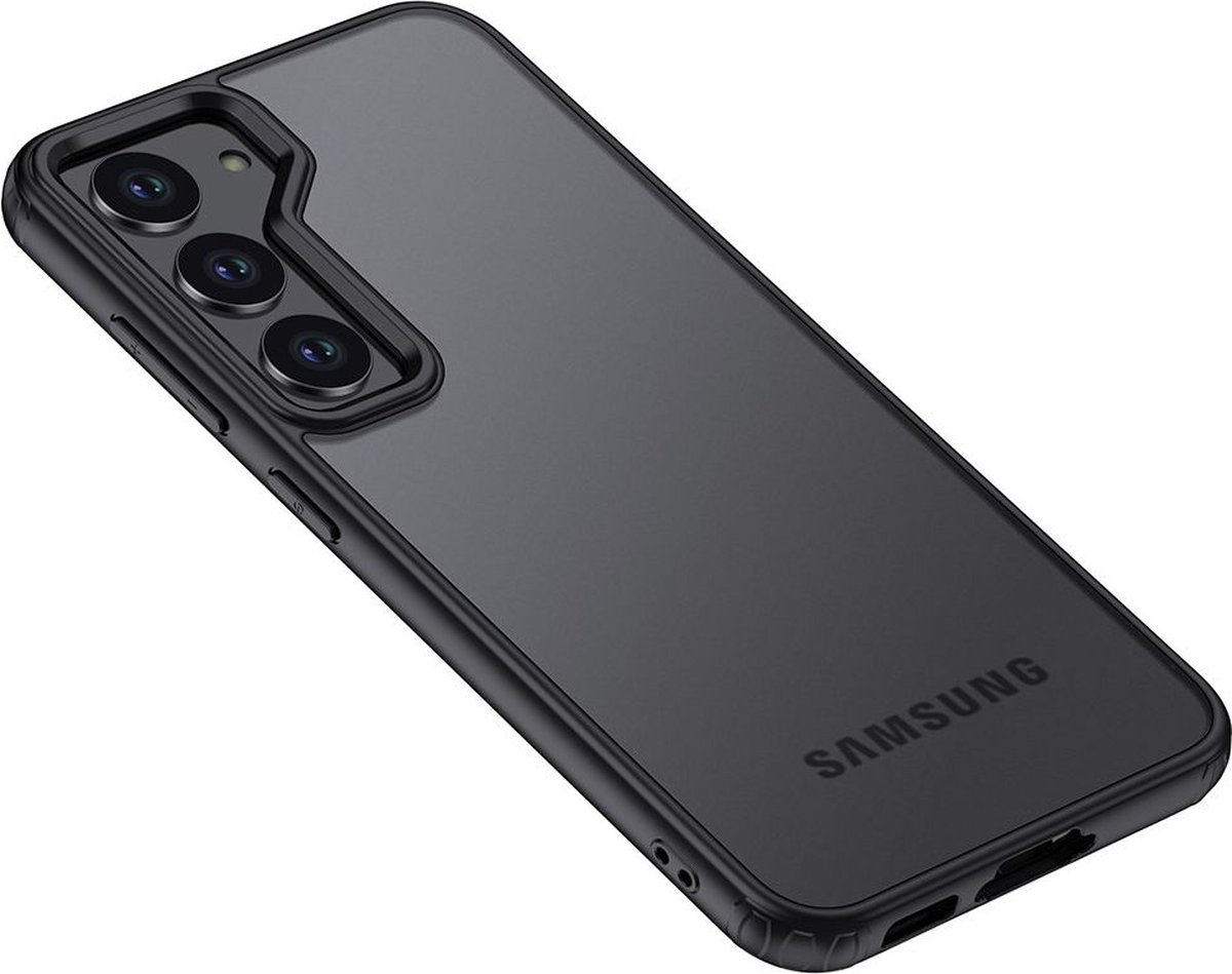 Samsung Galaxy S23 Plus Schokbestendig Back Cover Hoesje Matte Zwart