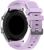 Strap-it Smartwatch bandje 20mm - siliconen bandje geschikt voor Huawei Watch GT 2 42mm / GT 3 42mm - horlogeband geschikt voor Amazfit GTS / GTS 2 / 2 Mini / GTS 3 / GTS 4 / Amazfit Bip / Bip Lite / Bip S / Bip u Pro / Bip 3 - lila