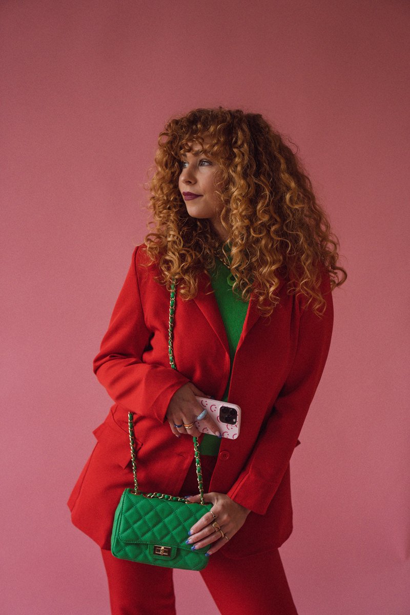 Dames blazer rood | dames blazer | trending blazer | medium