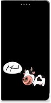 Telefoon Hoesje Xiaomi 12T | 12T Pro Flipcover Cow Gepersonaliseerd Cadeau