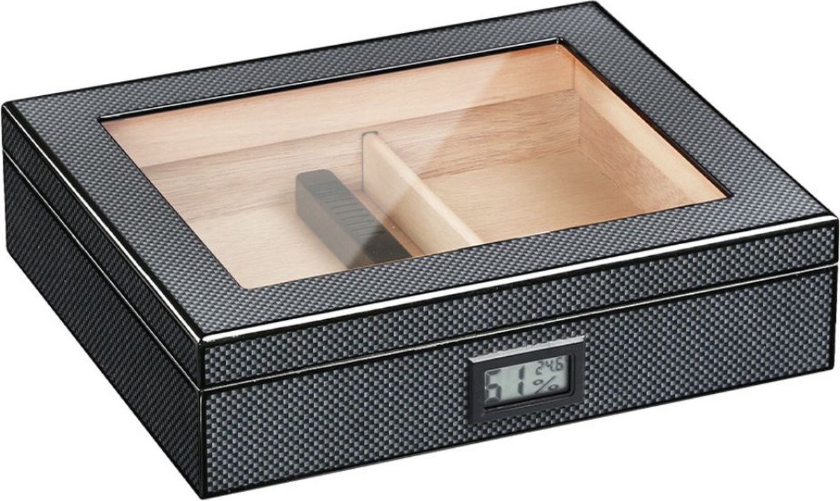 Sigarendoos Sigaren bewaardoos Hygrometer En Bevochtiger Klimaatkast Voor Sigaren...