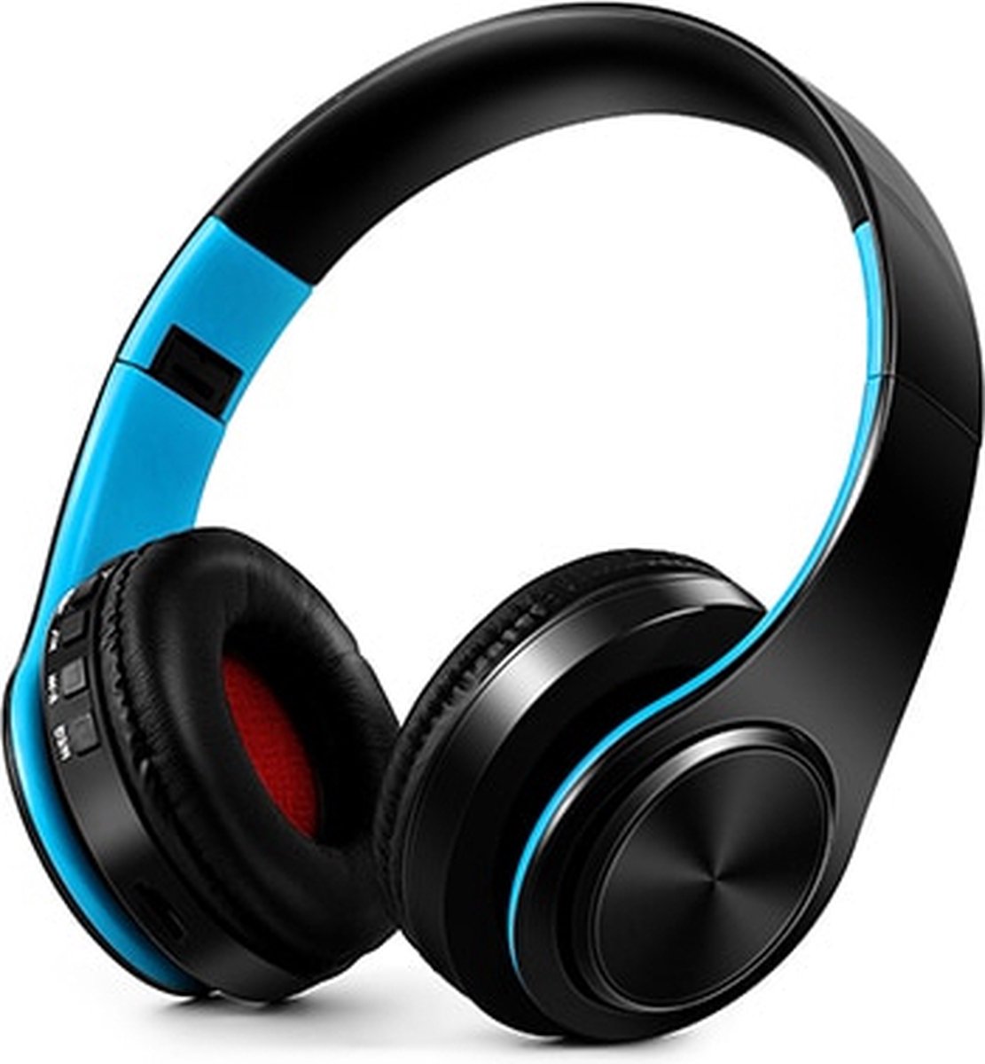 InHarmony® - Koptelefoon - Headset - Blauw Zwart - Active Noise Cancelling Koptelefoon - Over-Ear - Micro-USB - Draadloos - Headphone - Bluetooth - Hybrid ANC tot 86dB - Handsfree bellen - Geschikt voor Apple & Android - 40mm luidspreker