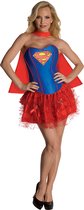 PartyXplosion - Superwoman & Supergirl Kostuum - Supergirl Superkrachten Korset - Vrouw - Blauw, Rood - Small - Carnavalskleding - Verkleedkleding