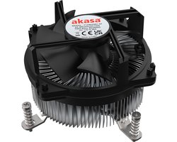 Akasa Intel LGA1700, copper core, screw+backplate cooler, 2 ball