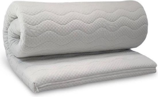 Topdekmatras - Topper - Koudschuim HR50 - Bamboo - Op Maat - 160x220 - 8 cm
