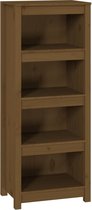 vidaXL-Boekenkast-50x35x125,5-cm-massief-grenenhout-honingbruin