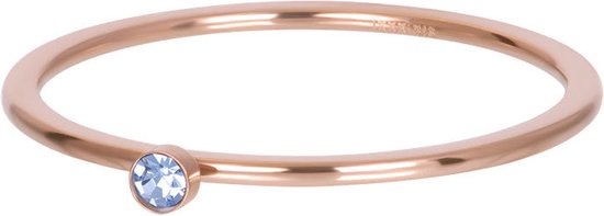 Rondelle iXXXi 1 mm Light Saphire 1 Stone Crystal Gold | Taille 18