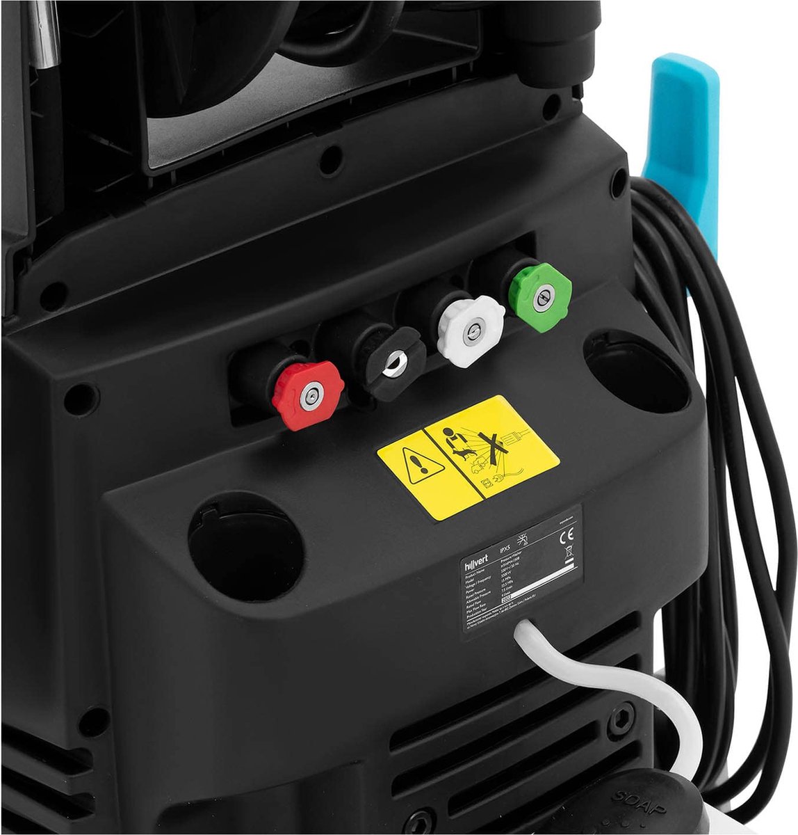 hillvert Hogedrukreiniger - 2200 W - 150 bar - 7.5 l/min - 10 m slang
