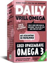 Daily Supplements - 100% Vegan Krill - 250 mg DHA en 125 mg EPA met Astaxanthine & Fosfolipiden - 60 Softgels