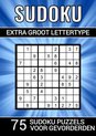 Sudoku Extra Groot Lettertype - 75 Sudoku Puzzels voor Gevorderden