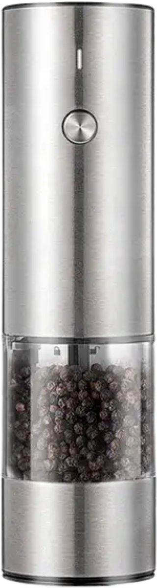 Moulin à Poivre Et Sel Électrique Rechargeable USB-C - Broyage Réglable Et Grande Capacité