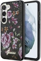 Guess Flower Back Case - Samsung Galaxy S23 (S911) - Zwart