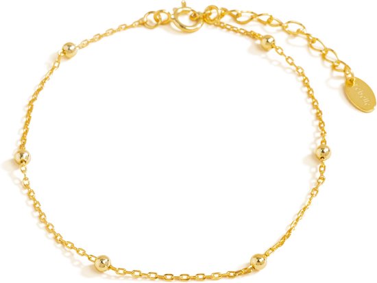 Rebelle Amsterdam - Armband Goud - Gouden Armband - Sieraden Vrouw - Verguld - Armband Dames - Armband Met Bedels - 925 Sterling Zilver