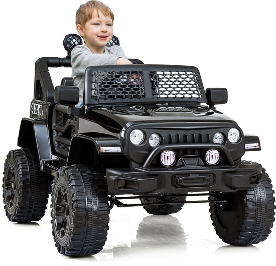 Merax Jeep Voiture électrique pour enfants 2 places - Voiture sécurisée  pour les