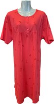 Chemise de nuit pour femme à manches courtes (variante 2) - Couleur Rouge - Taille L