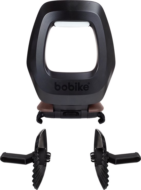 Bobike One Junior achterzitje tot 35kg dragerbevestiging zwart/bruin van Bobike — afbeelding 3