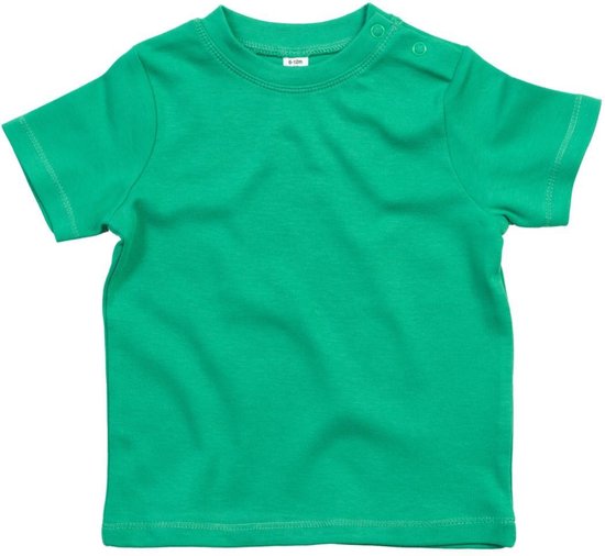 BabyBugz - Baby T-Shirt - Groen - 100% Biologisch Katoen - 92