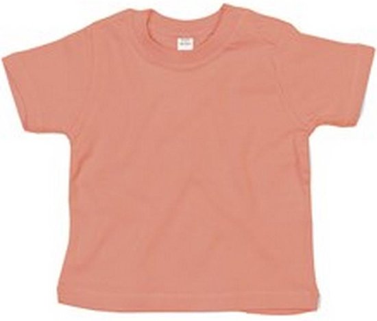 BabyBugz - Baby T-Shirt - Poeder Roze - 100% Biologisch Katoen - 50-56