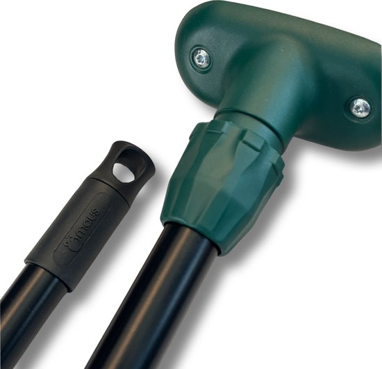 KADAX Bezem voor het vegen van wegen en trottoirs, tuinbezem met steel van hout